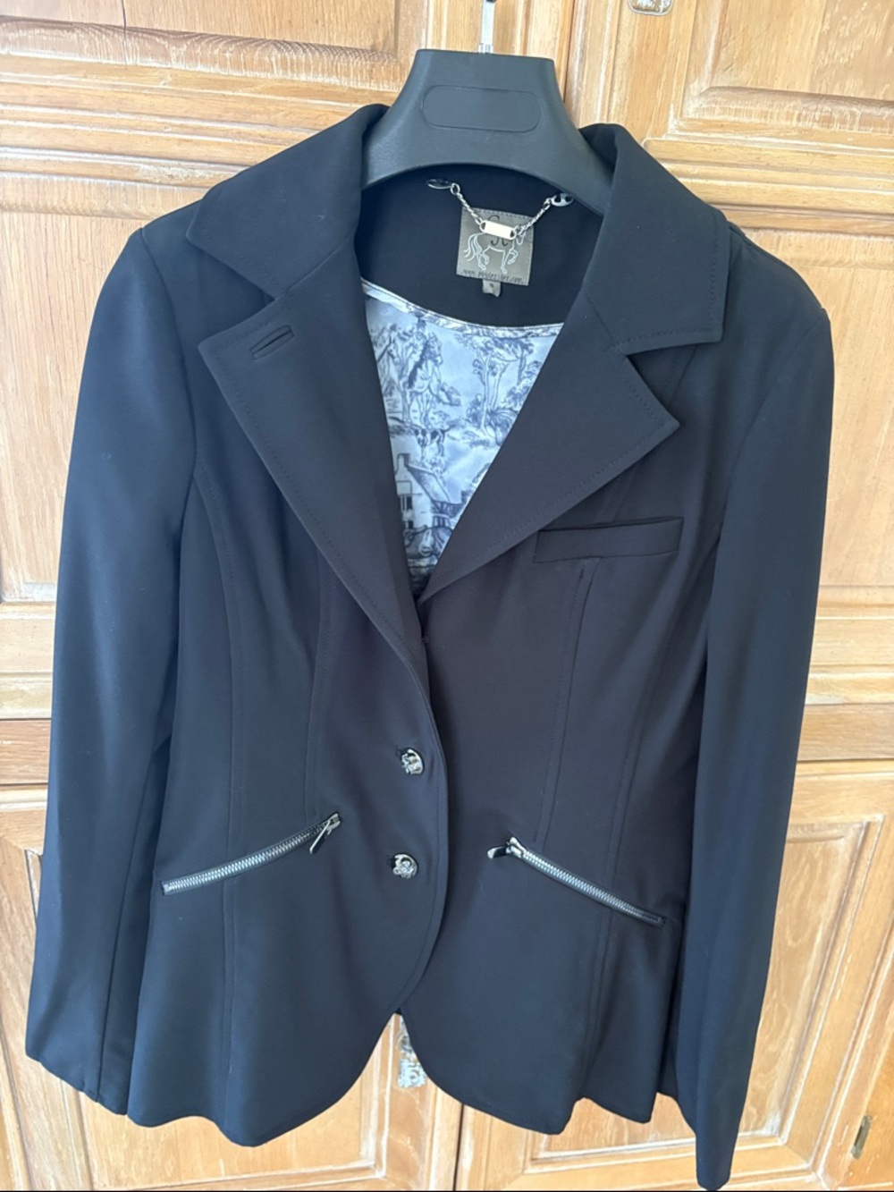 Black Women's Blazer Jacket - Classic Tailored Coat